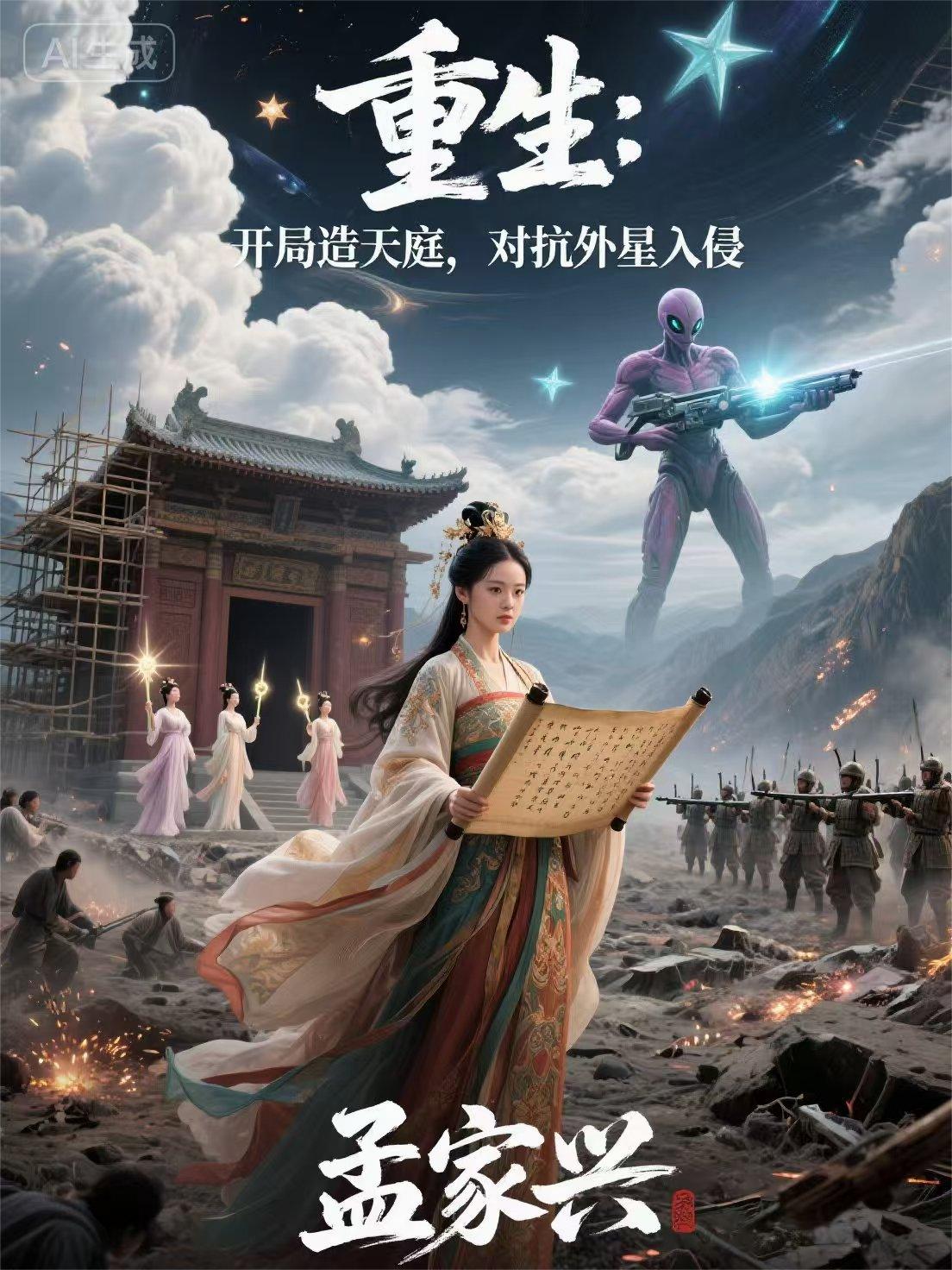 重生:开局造天庭,对抗外星入侵